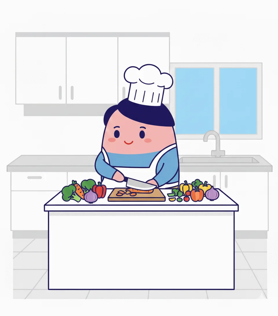 Delicious homemade dinner made from fridge ingredients